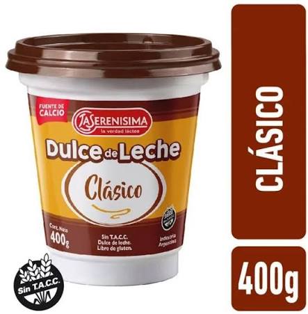DULCE DE LECHE LA SERENISIMA  CLASICO 400 GRS OFERTA